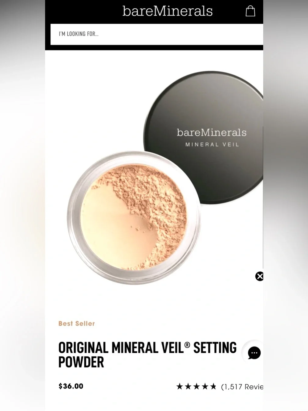 Bare Minerals powder Makeup & Concealers